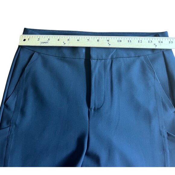 Athleta Stellar Straight Crop Pants Womens Black Stretch Size 8 - Picture 11 of 13
